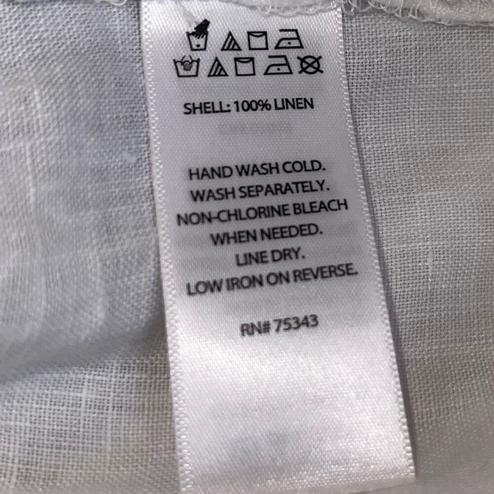 Linen Pants Cropped Tassels - Picture 6 of 6
